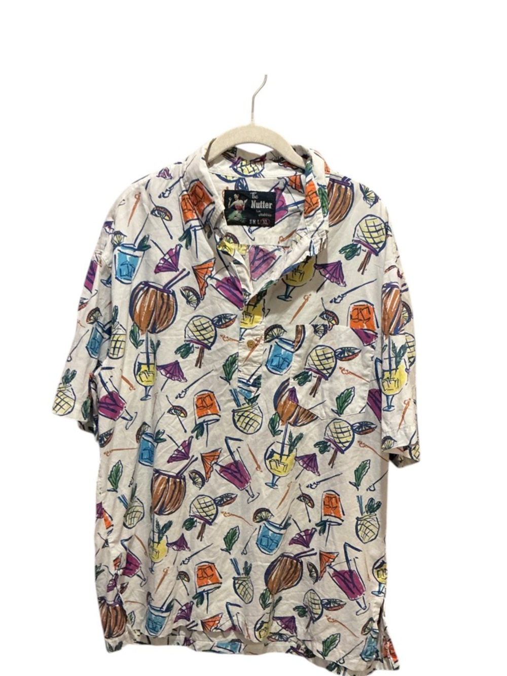 The Nutter by Chubbies Men Hawaiian Print Shirt